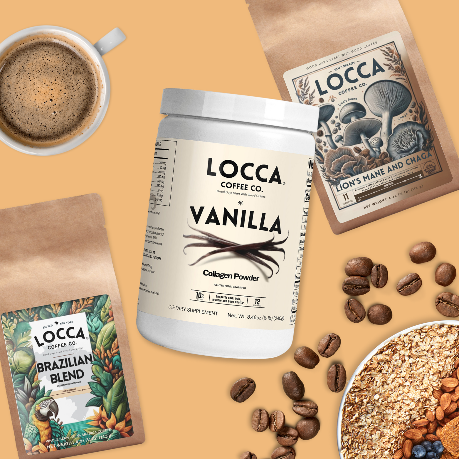 Lion’s Mane & Chaga- Ground